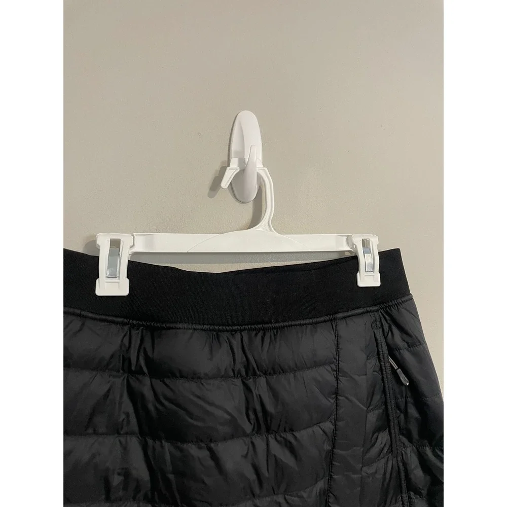 Aventure Women's Fleece Lined Quilted Down Skirt in‎ Black Size Small